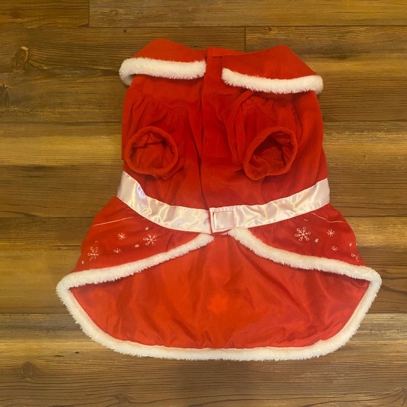 Dog Sweater Christmas Snowflake Red size Large Dress - Picture 4 of 7